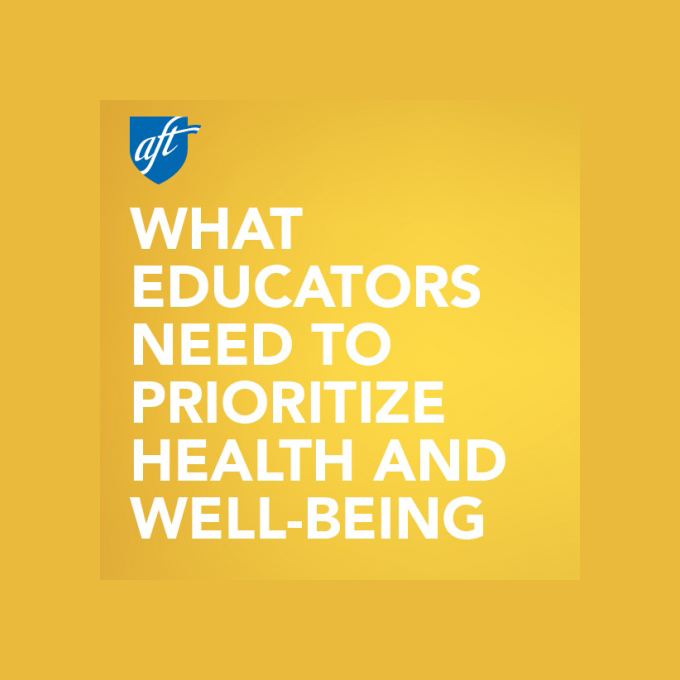 What Educators Need to Prioritize Health and Well-Being