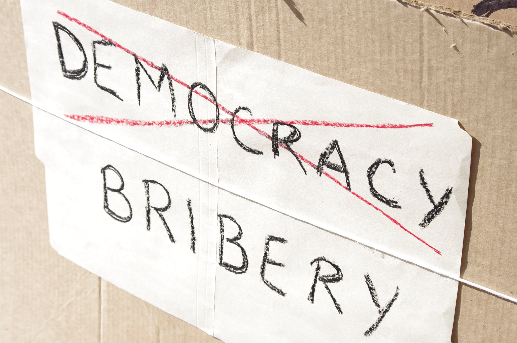DEMOCRACY AND BRIBERY
