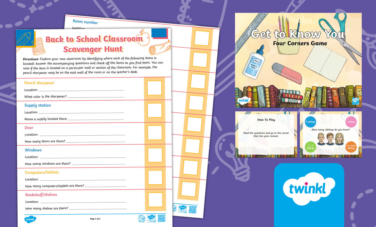 Back to School Lesson Pack for 3rd-5th Grade