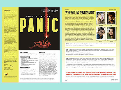 Explore and Teach Storytelling with Panic — an Amazon Prime series