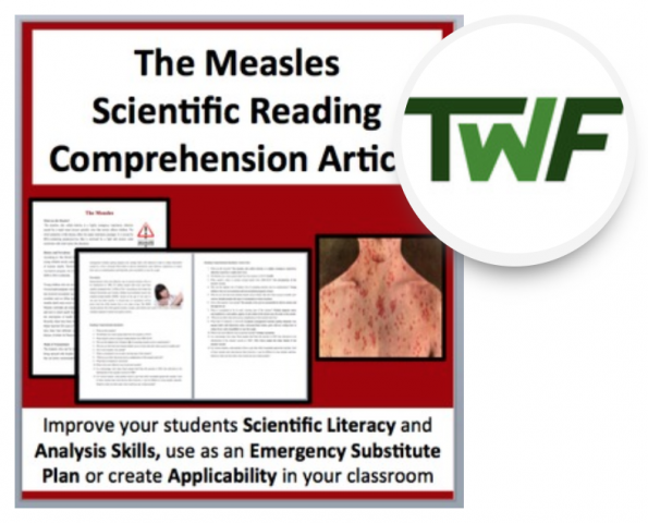 The Measles - Science Reading Comprehension