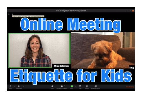 Online Meeting Etiquette for Kids