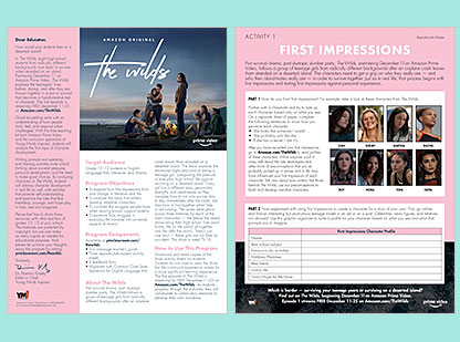 The Wilds--using the Amazon series to teach character development and SEL